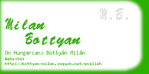 milan bottyan business card